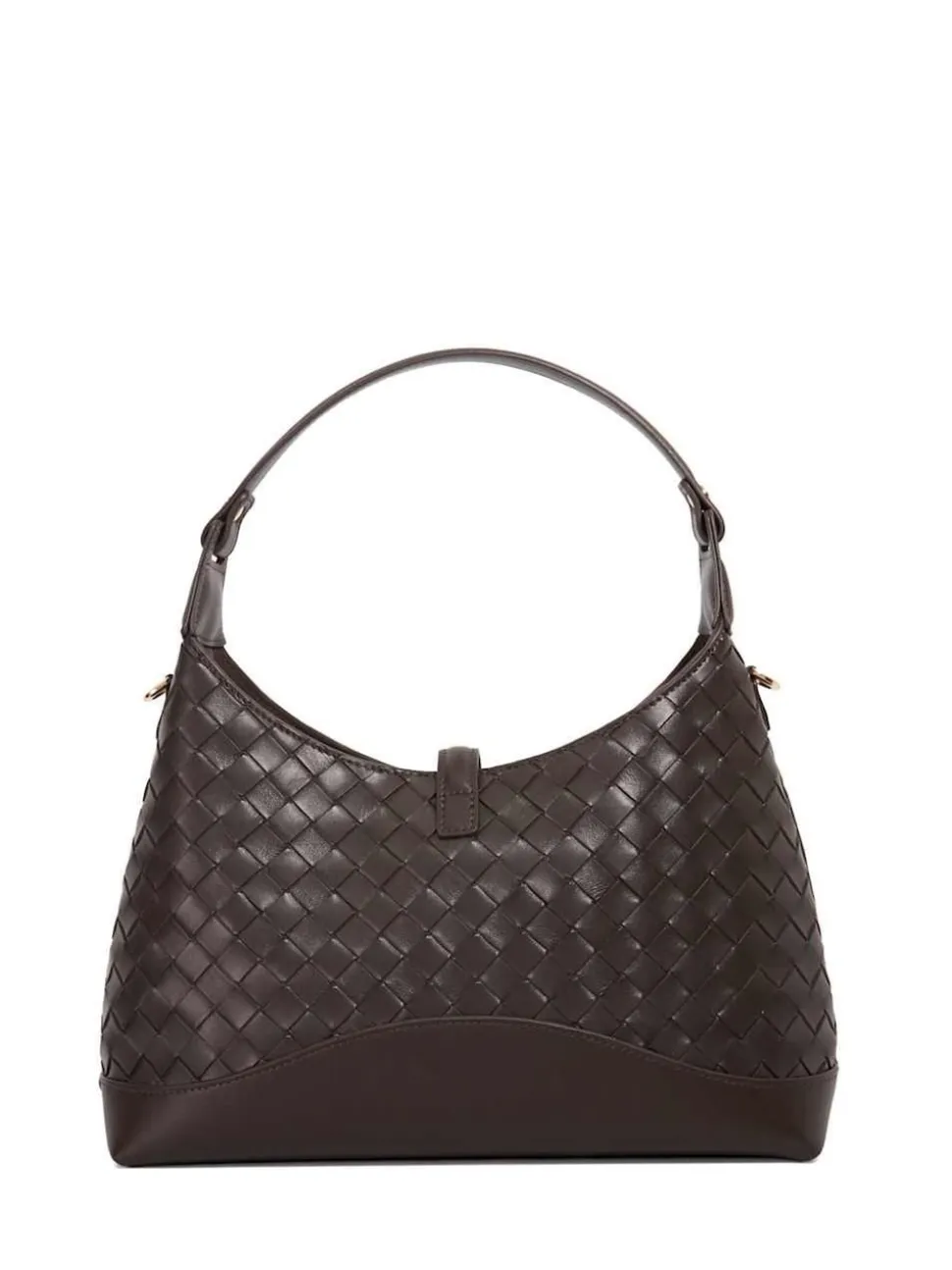 Marron - Sac à bandoulière Dune London Dorset Medium Turnlock