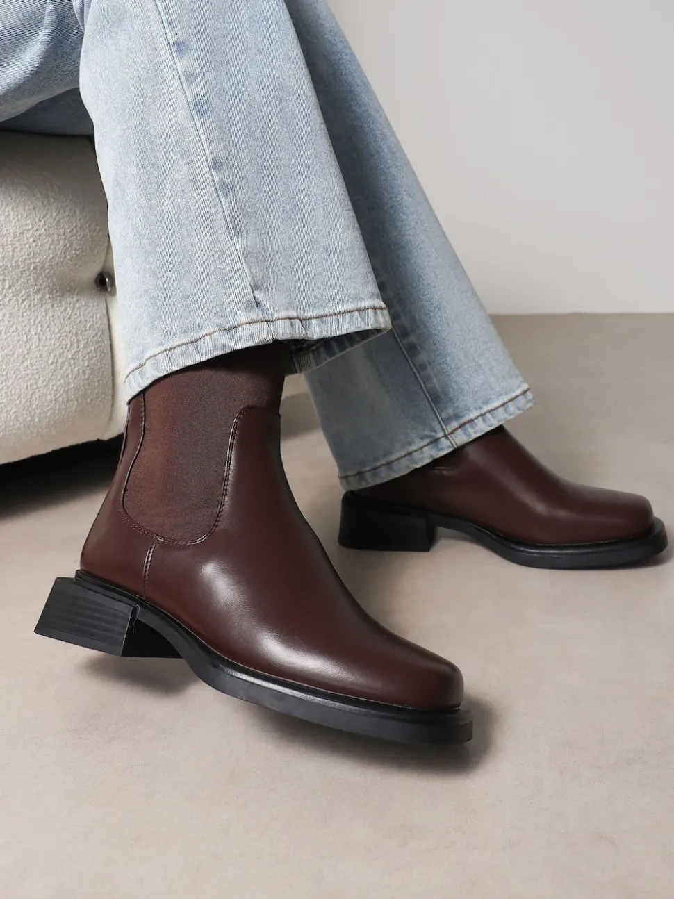 Marron - Simmi London bottines Dorres Chelsea