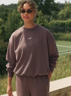 Marron - soi-même. Sweatshirt