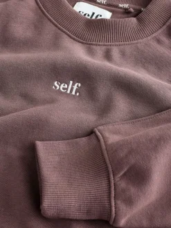 Marron - soi-même. Sweatshirt