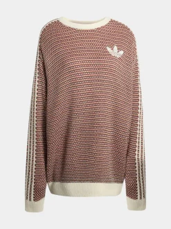 Marron - Sweat-shirt Adidas Original Holiday Pack en maille