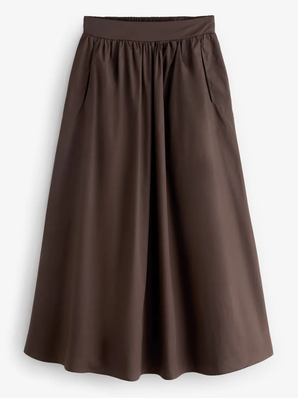 Marron - Threadbare Jupe midi avec poches