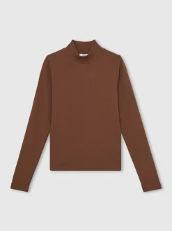 Marron - T-shirt Reiss Polly