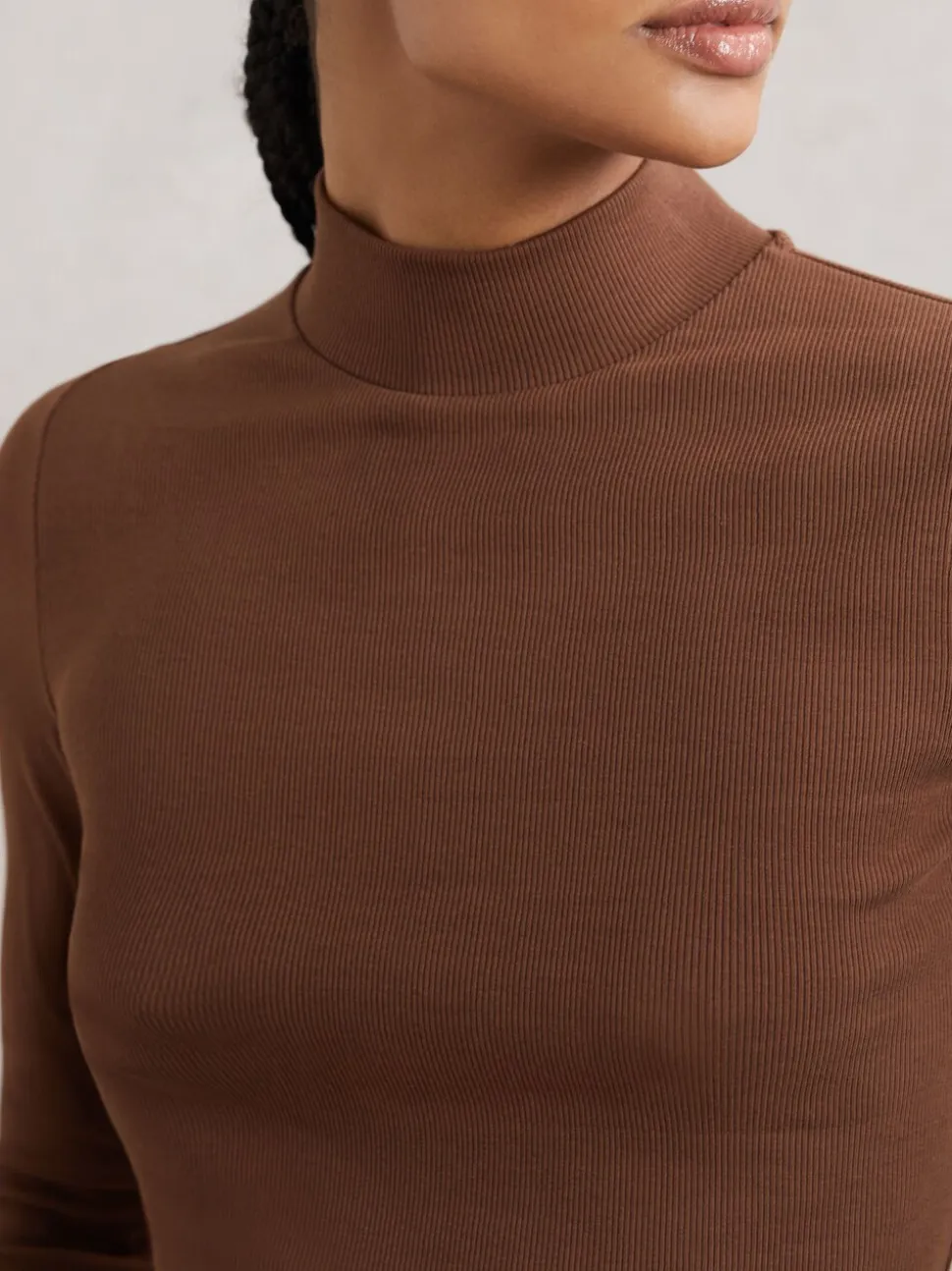 Marron - T-shirt Reiss Polly