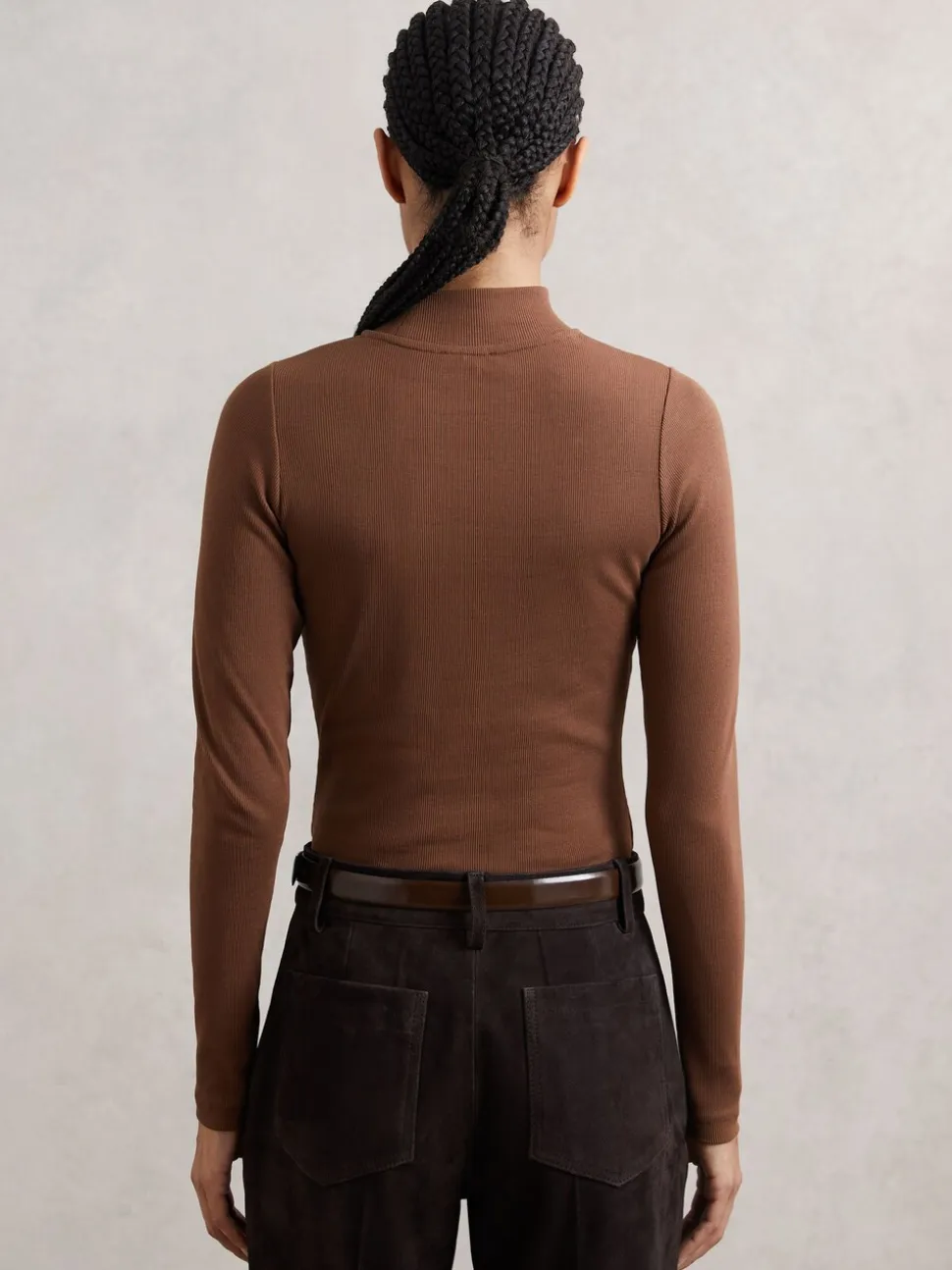 Marron - T-shirt Reiss Polly