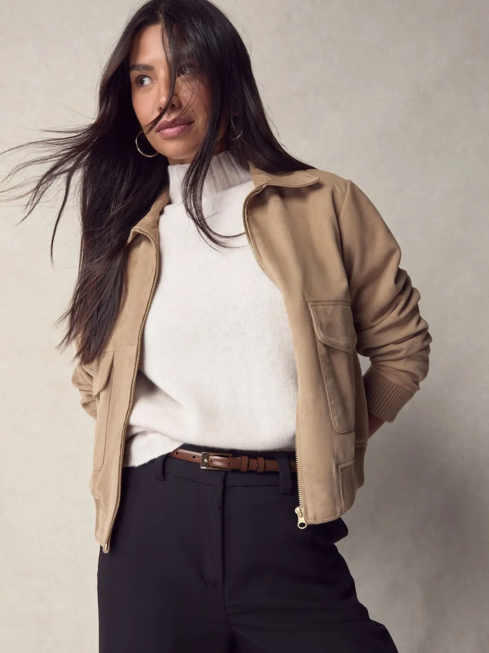Marron café - Ceinture N. Premium Skinny Made In Italie en Cuir