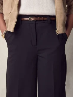 Marron café - Ceinture N. Premium Skinny Made In Italie en Cuir
