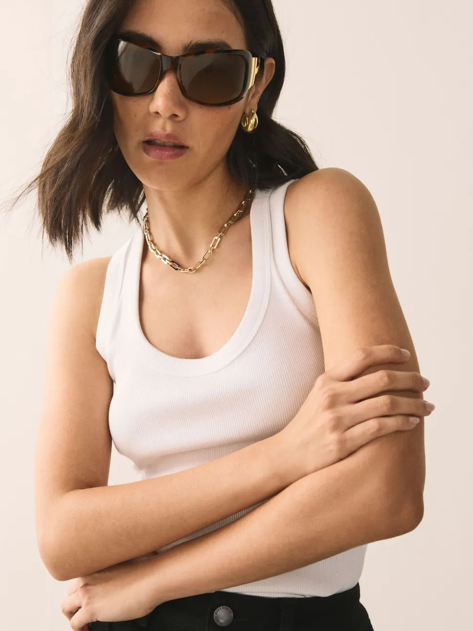 Marron écaille de tortue - Lunettes de soleil enveloppantes