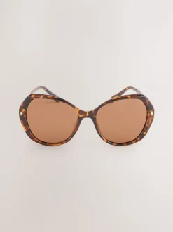 Marron écaille de tortue - Lunettes de soleil XL