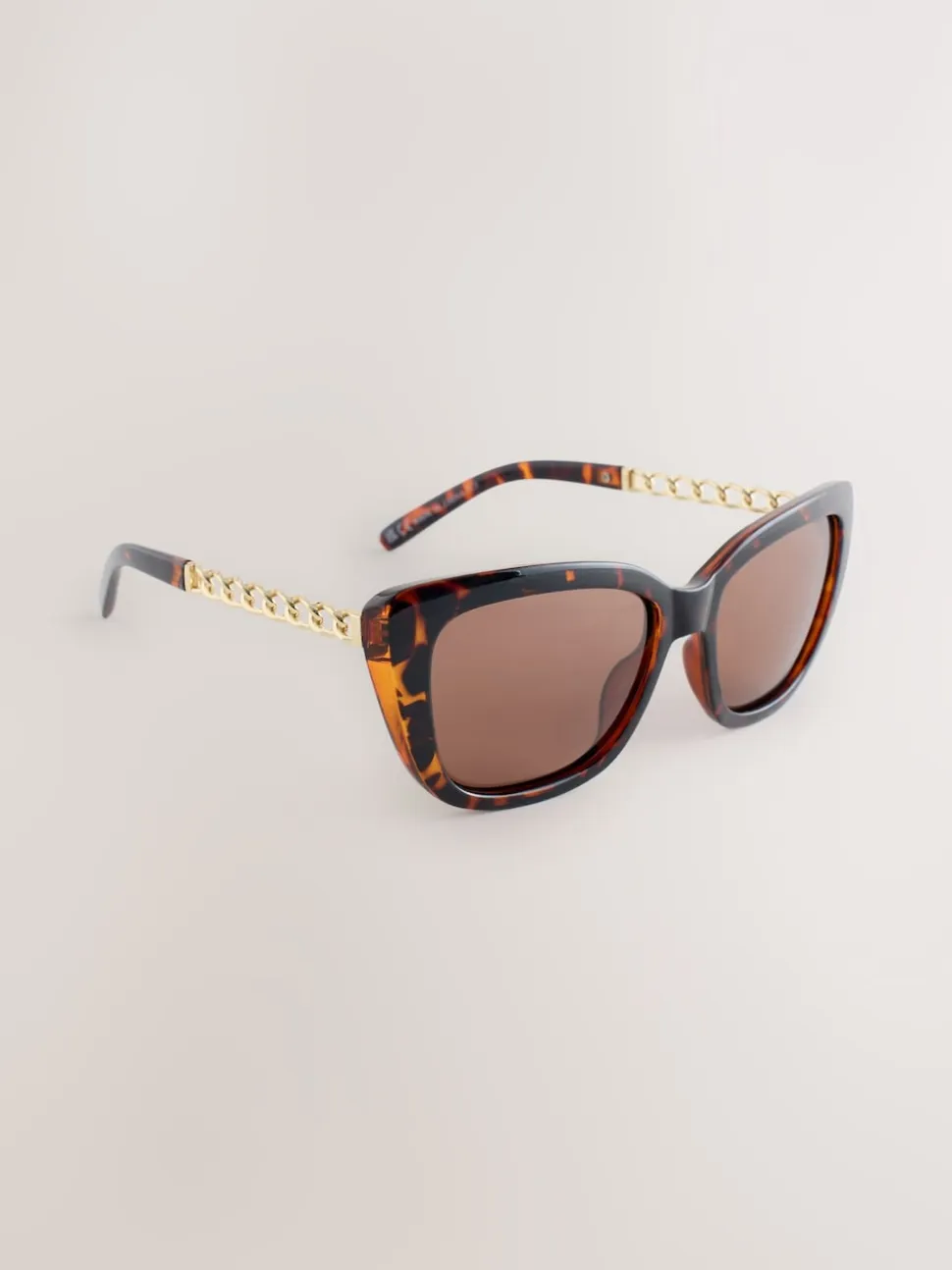 Marron écaille de tortue - Lunettes de soleil Chain Arm