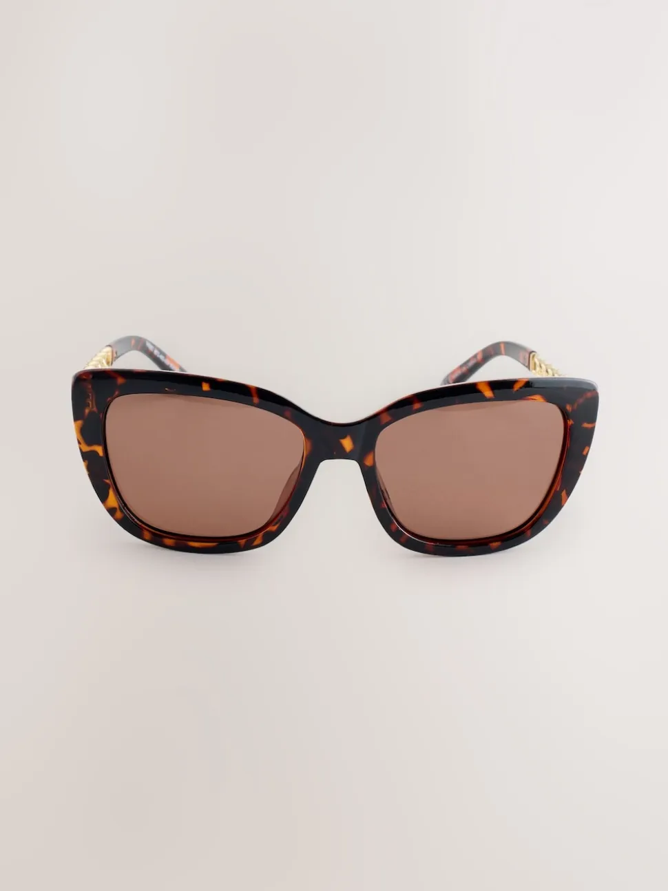 Marron écaille de tortue - Lunettes de soleil Chain Arm