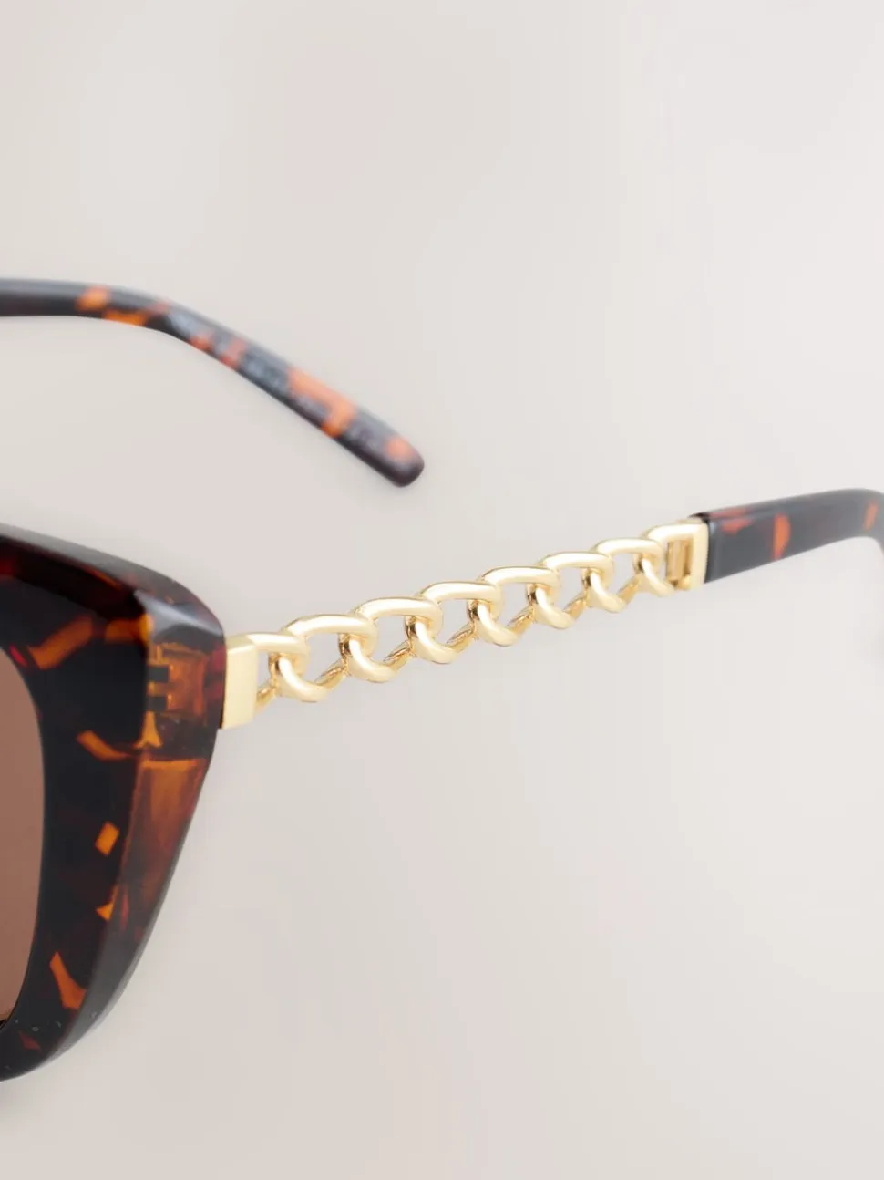 Marron écaille de tortue - Lunettes de soleil Chain Arm