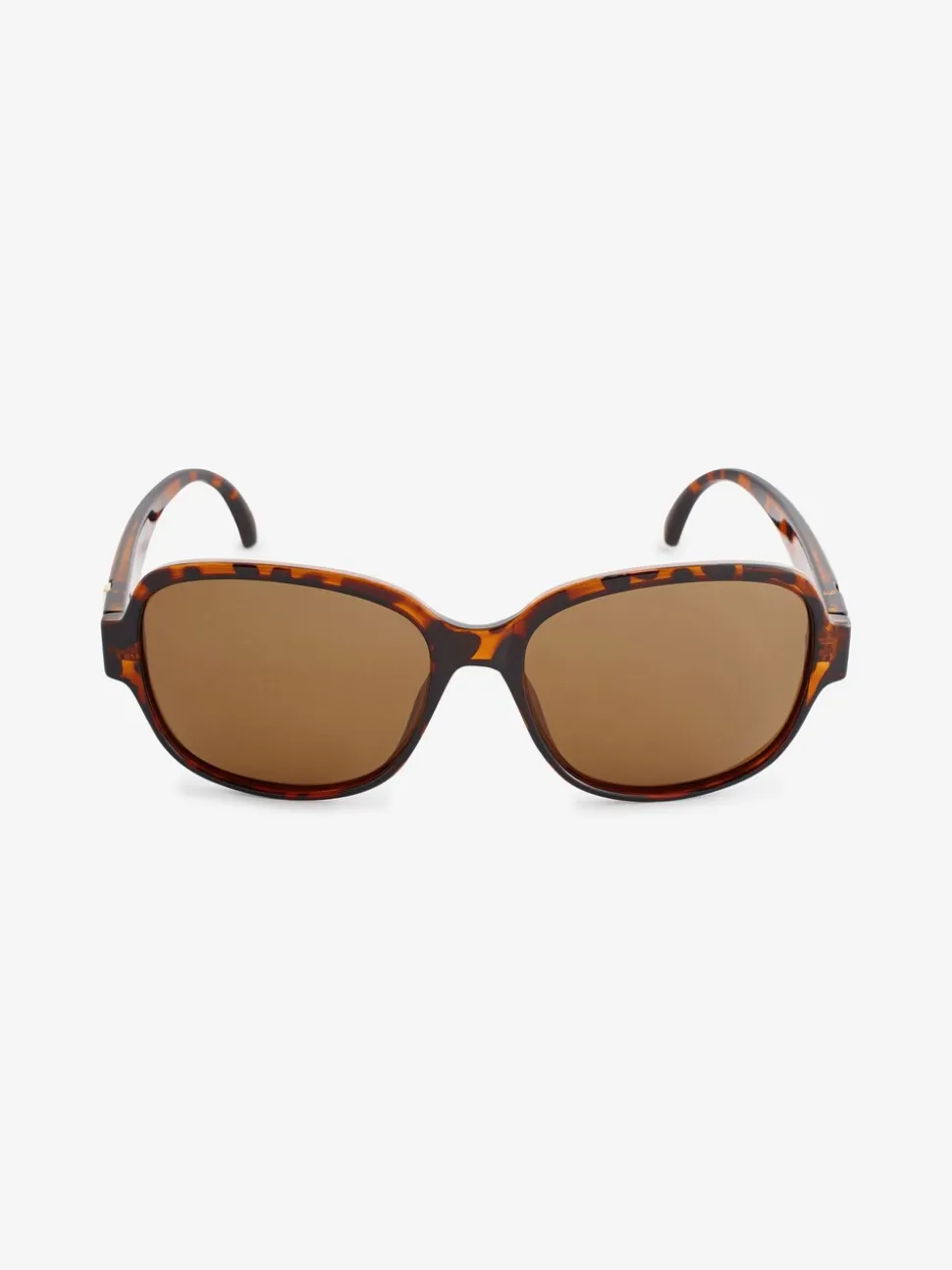 Marron écaille de tortue - Lunettes de soleil carrées polarisées petites tailles