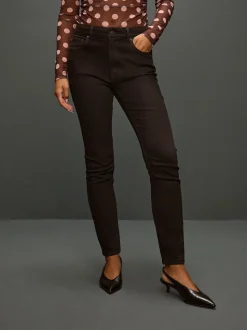 Marron chocolat - Authentic Relaxed Jeans skinny