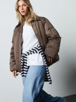 Marron chocolat - Blouson imperméable