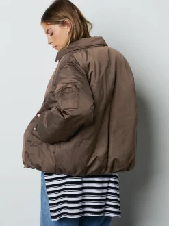 Marron chocolat - Blouson imperméable