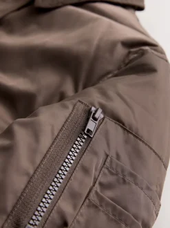 Marron chocolat - Blouson imperméable