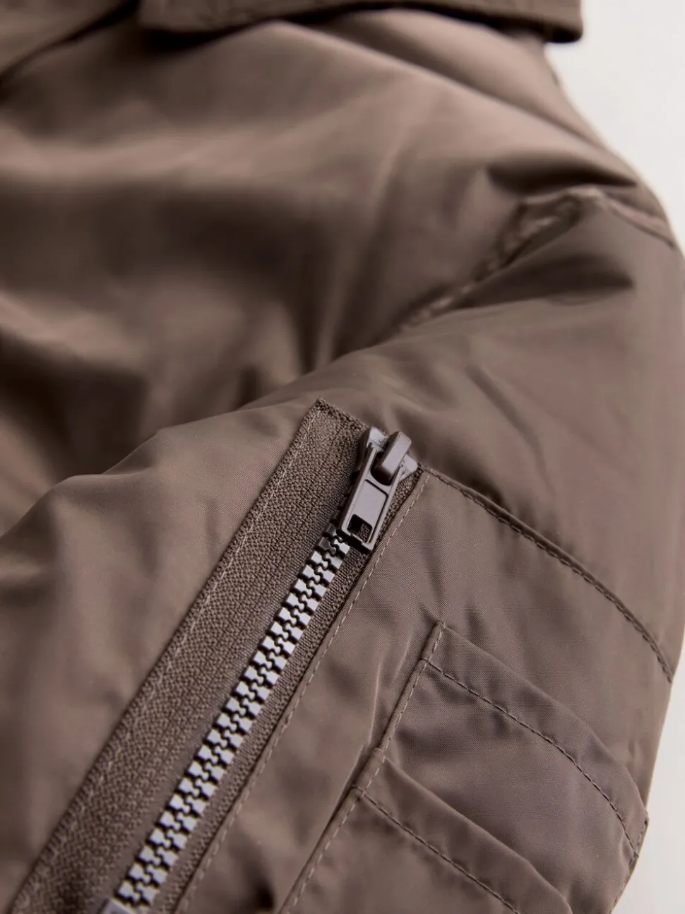 Marron chocolat - Blouson imperméable