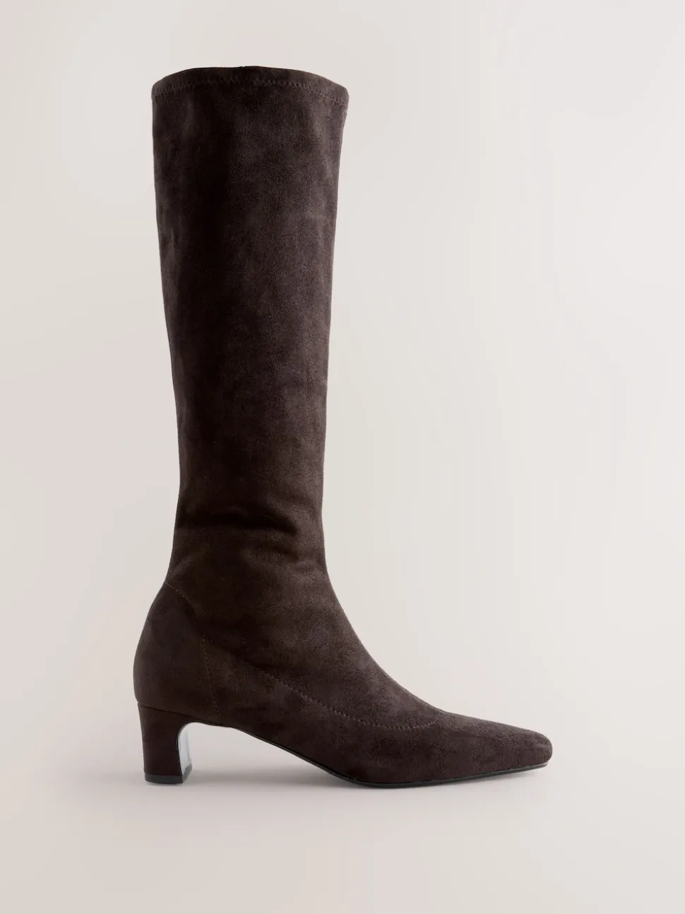 Marron chocolat - Bottes chaussettes Forever Comfort® à bout ciselé