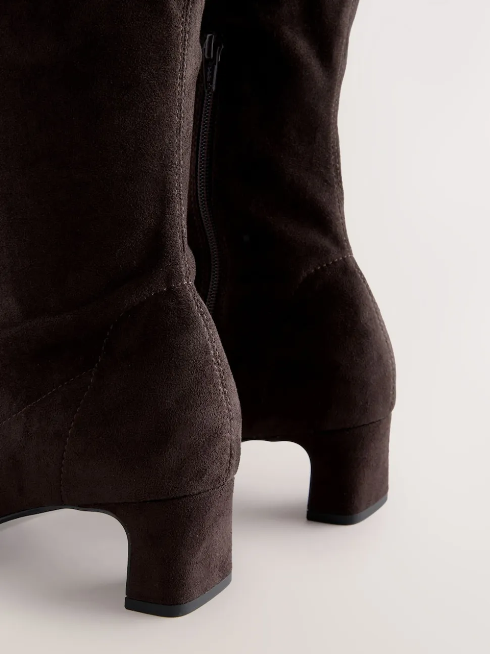 Marron chocolat - Bottes chaussettes Forever Comfort® à bout ciselé