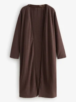 Marron chocolat - Cardigan Laura Ashley Longline Lounge