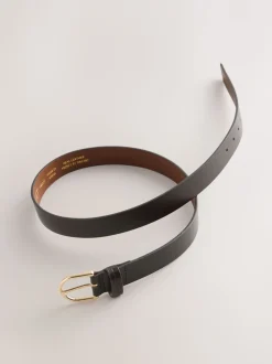 Marron chocolat - Ceintures de cuir régulières