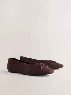 Marron chocolat - Chaussures plates Forever Comfort® en daim à taille haute