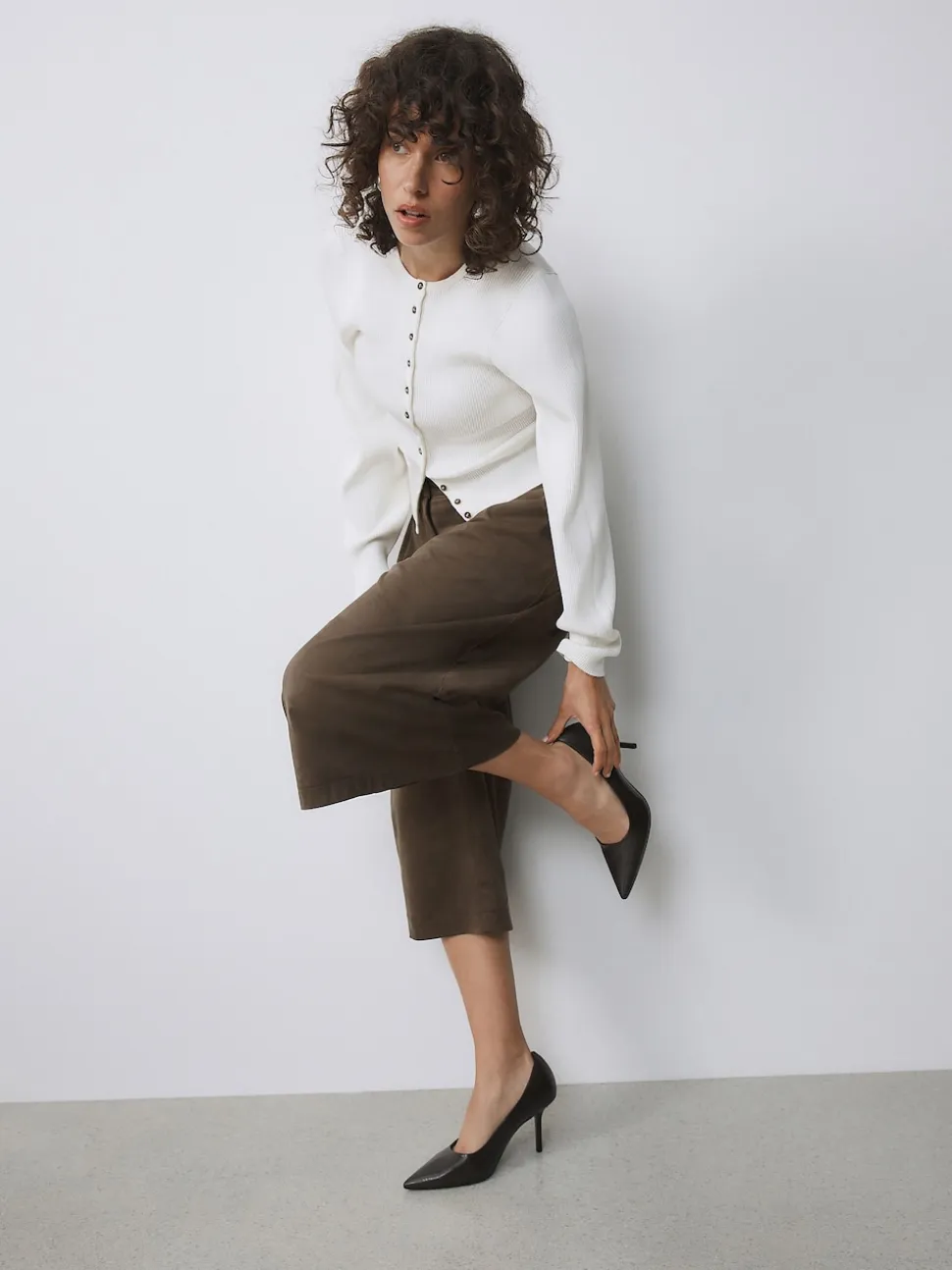 Marron chocolat - Chaussures à talons Forever Comfort® à bout pointu