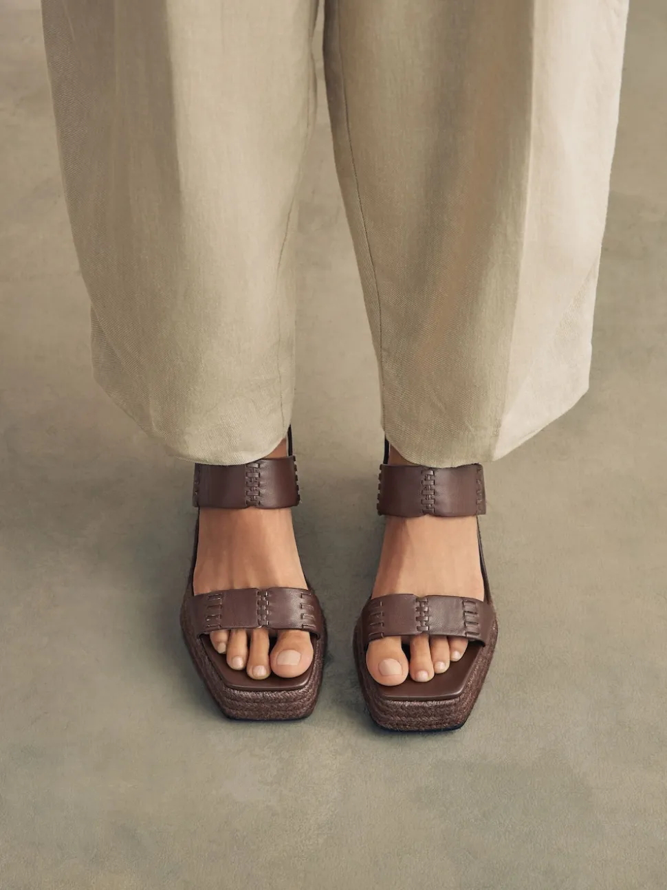 Marron chocolat - Chaussures compensées Craft en cuir haut de gamme