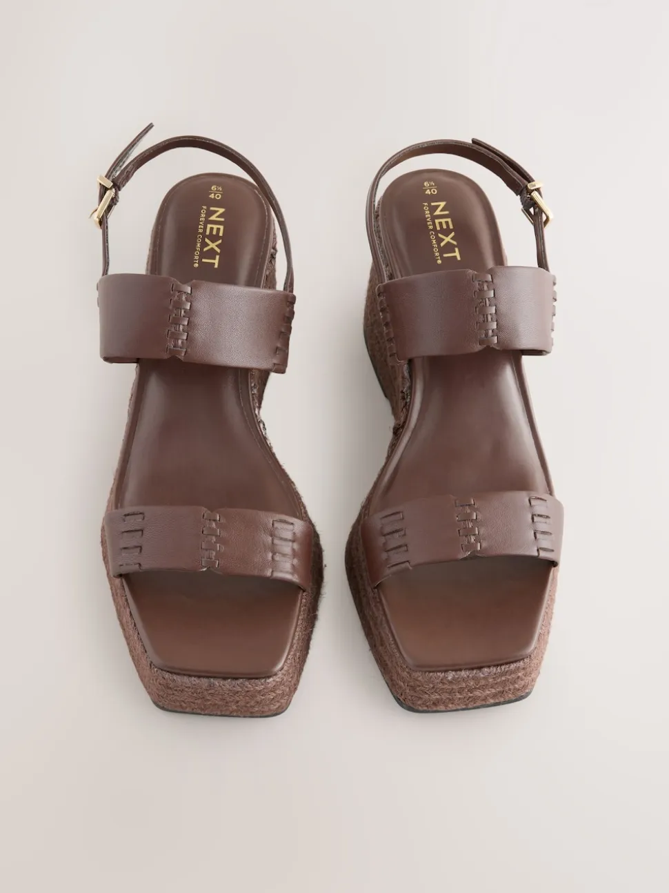 Marron chocolat - Chaussures compensées Craft en cuir haut de gamme
