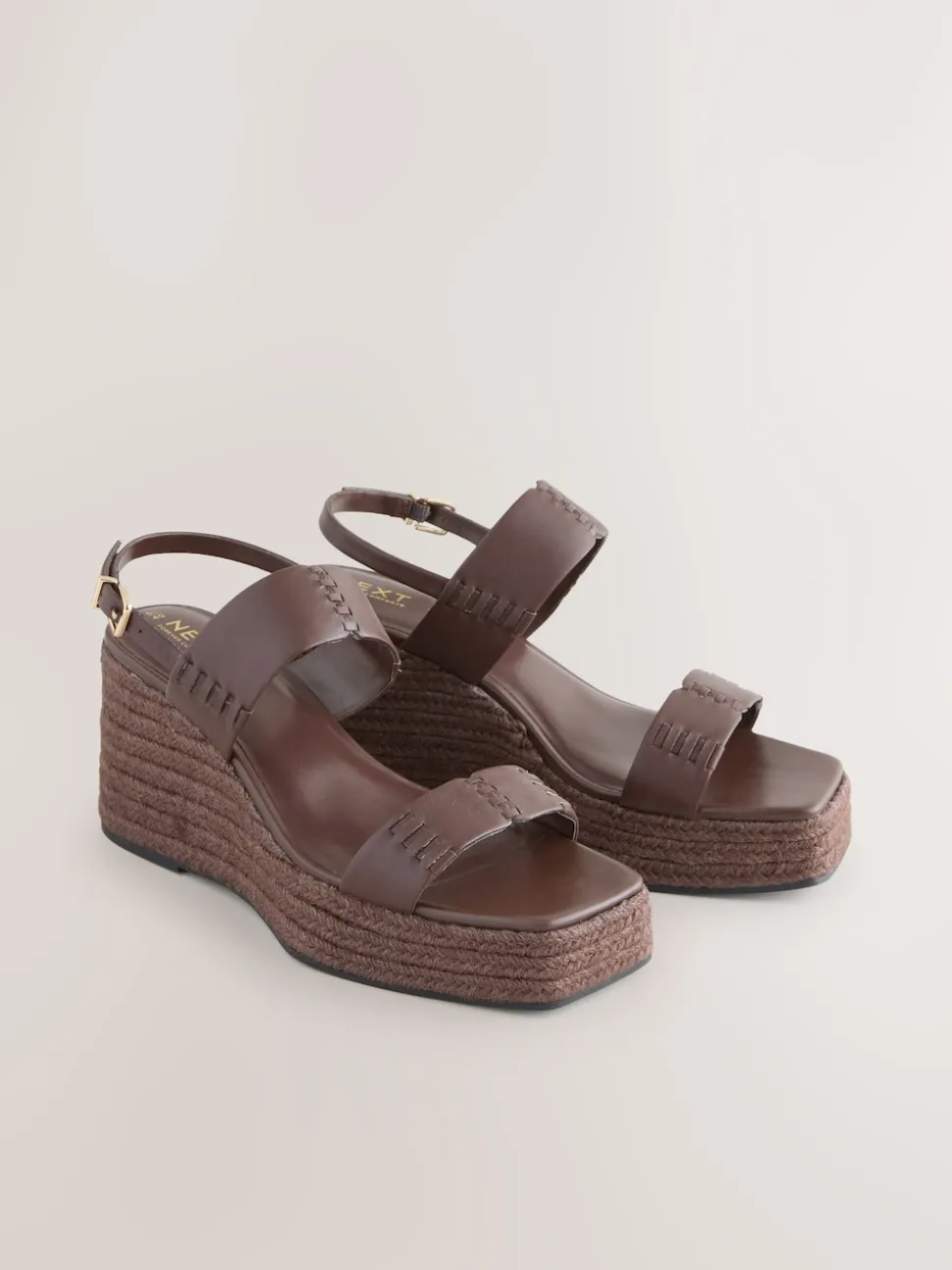 Marron chocolat - Chaussures compensées Craft en cuir haut de gamme