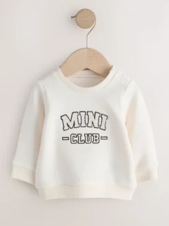 Marron chocolat - Ensemble sweat-shirt de grossesse court