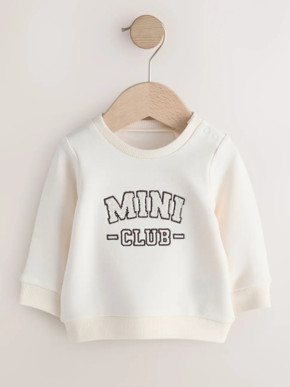 Marron chocolat - Ensemble sweat-shirt de grossesse court