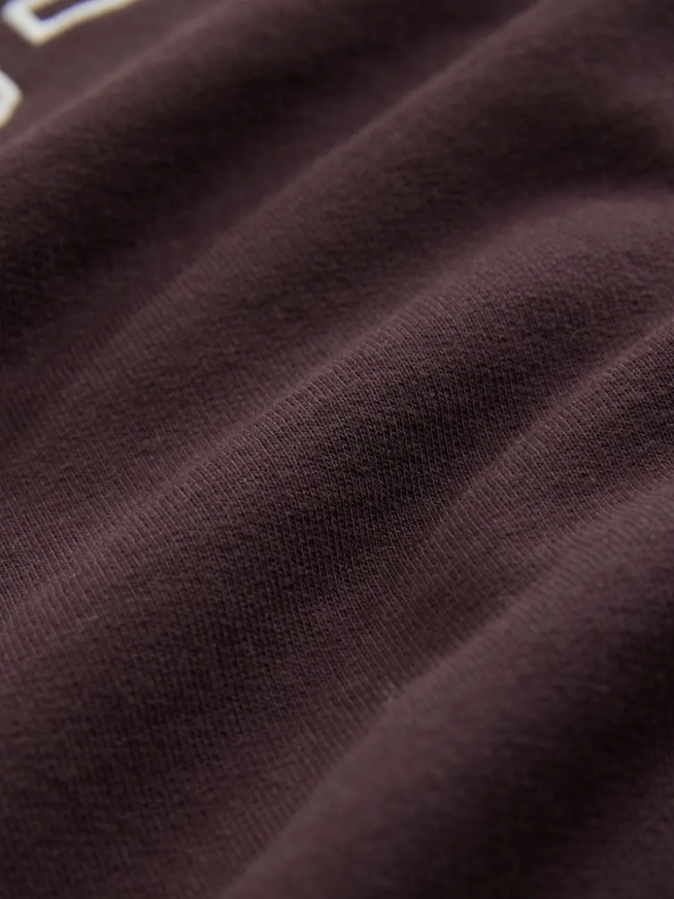 Marron chocolat - Ensemble sweat-shirt de grossesse court