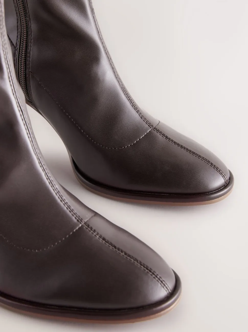 Marron chocolat - Forever Comfort® Bottes/Bottines chaussettes à bout rond