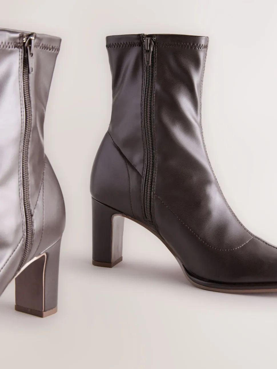 Marron chocolat - Forever Comfort® Bottes/Bottines chaussettes à bout rond