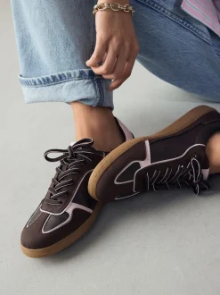 Marron chocolat - Formateurs lacets