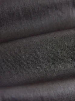 Marron chocolat - Jeans skinny en Denim enduit