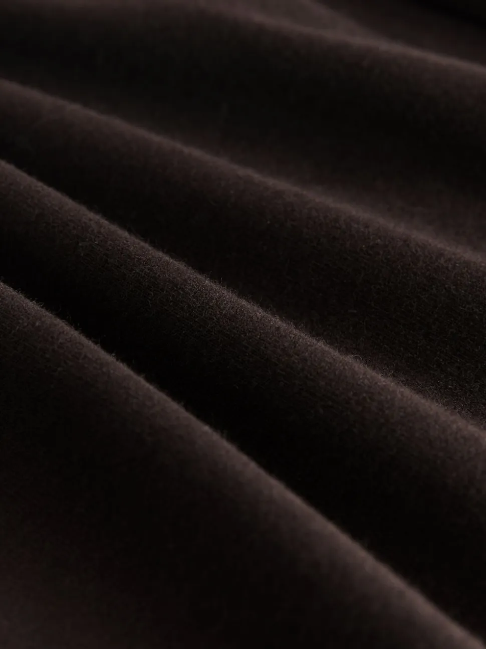 Marron chocolat - Leggings évasés froncés côtelés doux au toucher