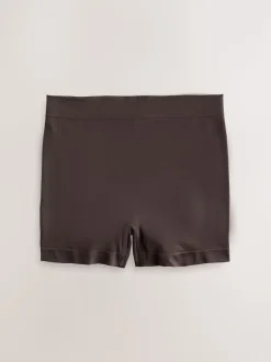 Marron chocolat - N.Premium Short sans coutures super doux
