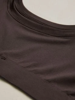 Marron chocolat - N.Soutien-gorge court très doux sans coutures Premium
