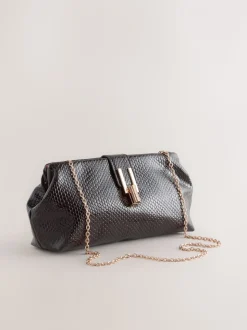 Marron chocolat - Pochette volumineuse