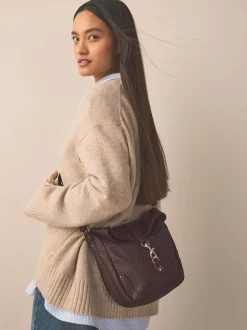 Marron chocolat - Sac à bandoulière Messenger