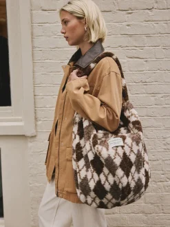 Marron chocolat - Sac bandoulière Borg Argyle