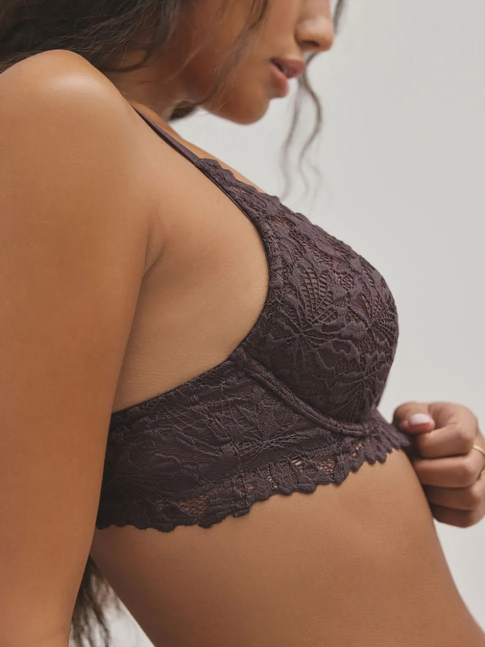 Marron chocolat - Soutien-gorge Dentelle Ultimate Comfort