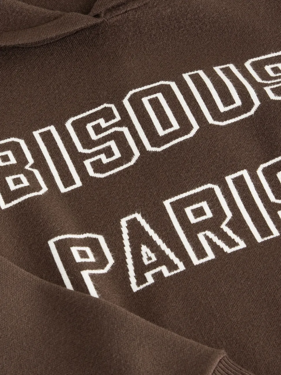 Marron chocolat - Sweat-shirt à capuche compact et confortable à Manches longues