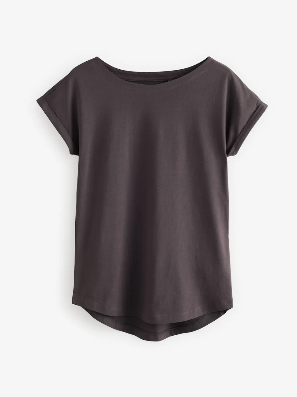 Marron chocolat - T-shirt à manches cap
