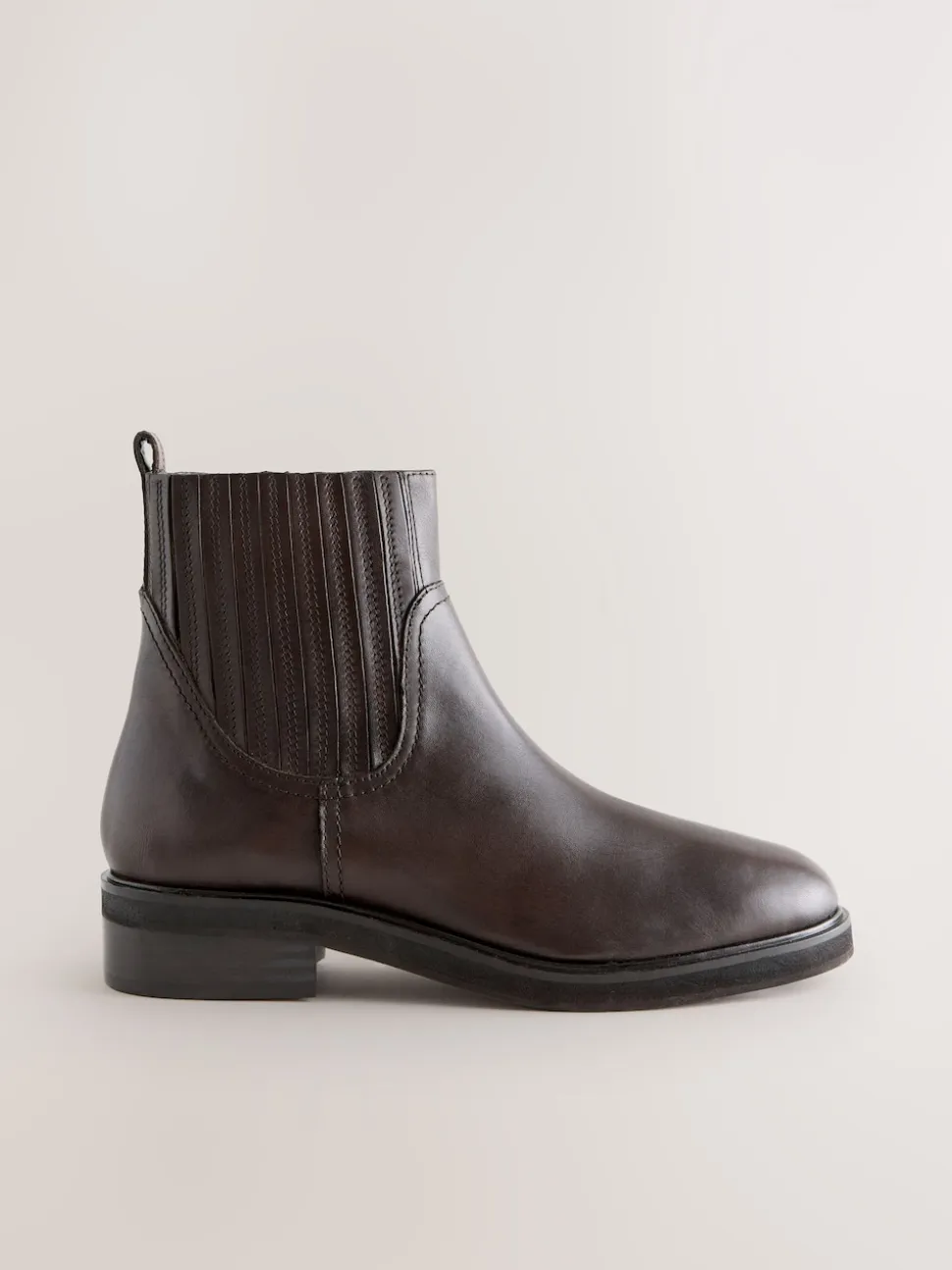 Marron chocolat en cuir - Forever Comfort® Bottes Chelsea
