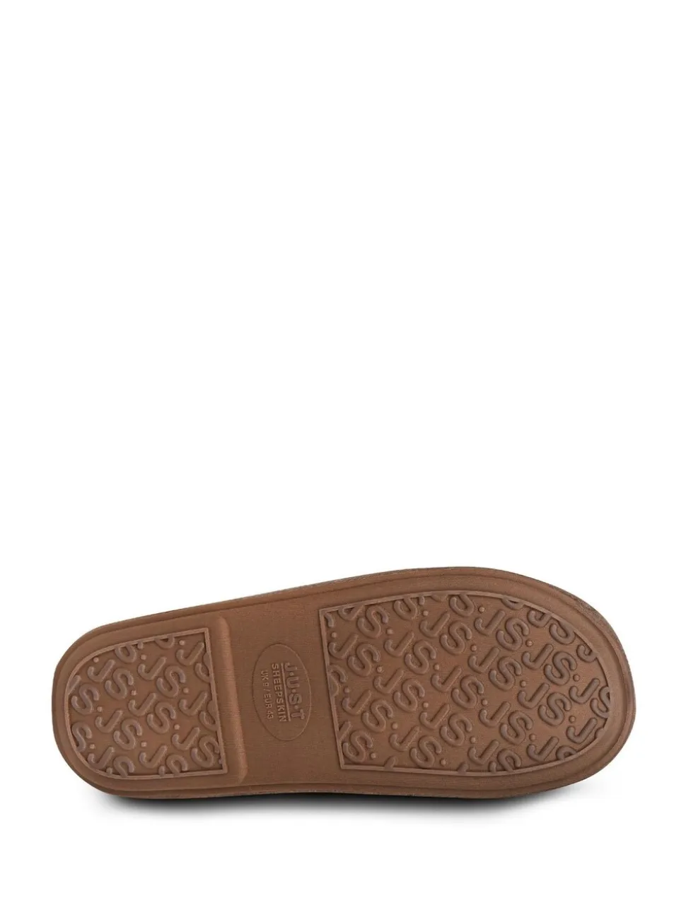 Marron clair - Chaussons Just Sheepskin Albery en peau de mouton pour femme
