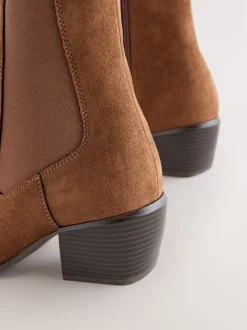 Marron fauve - Bottes de cow-boy western Chelsea Style